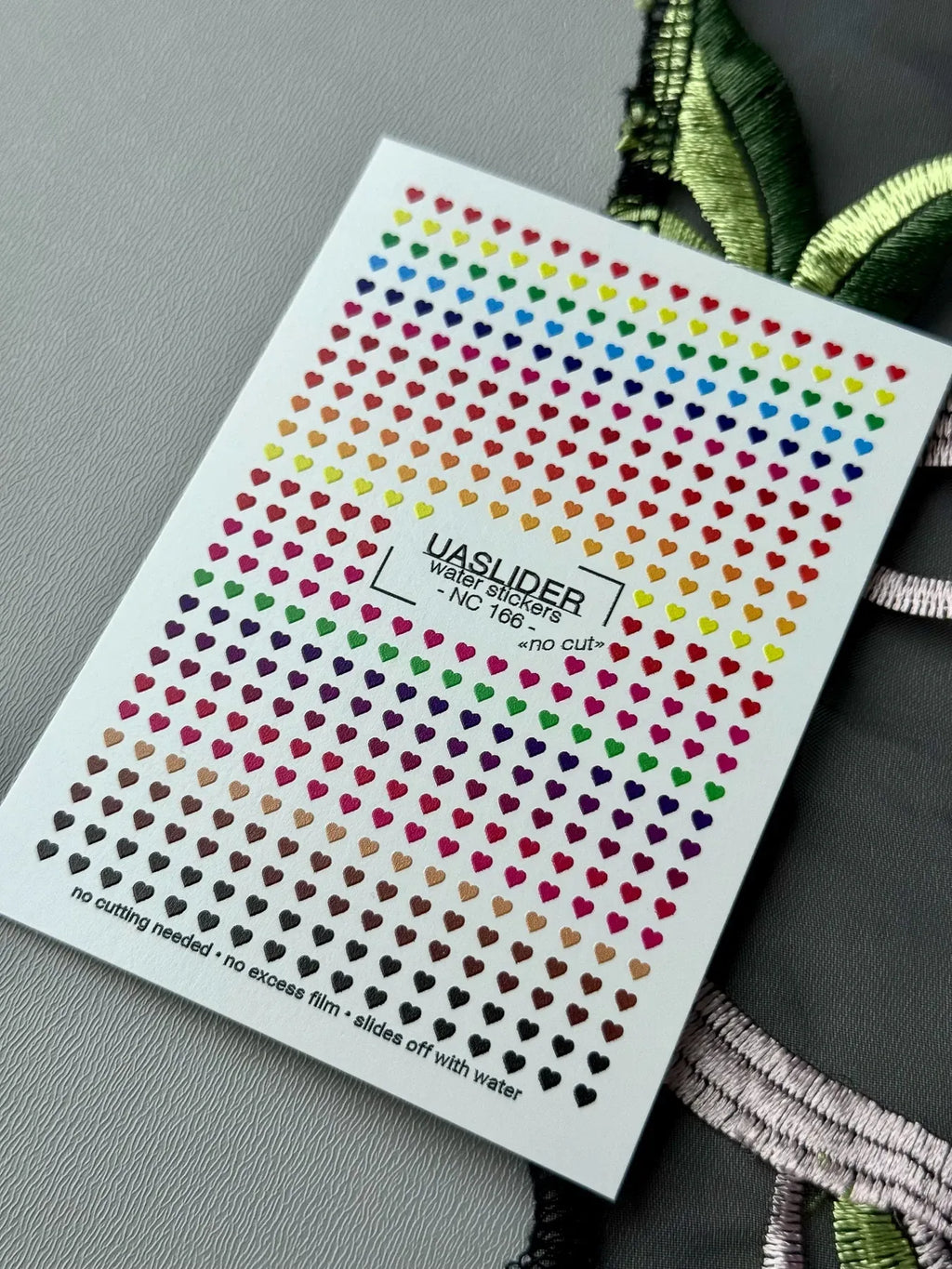 Nail slider decals on any background NC_166