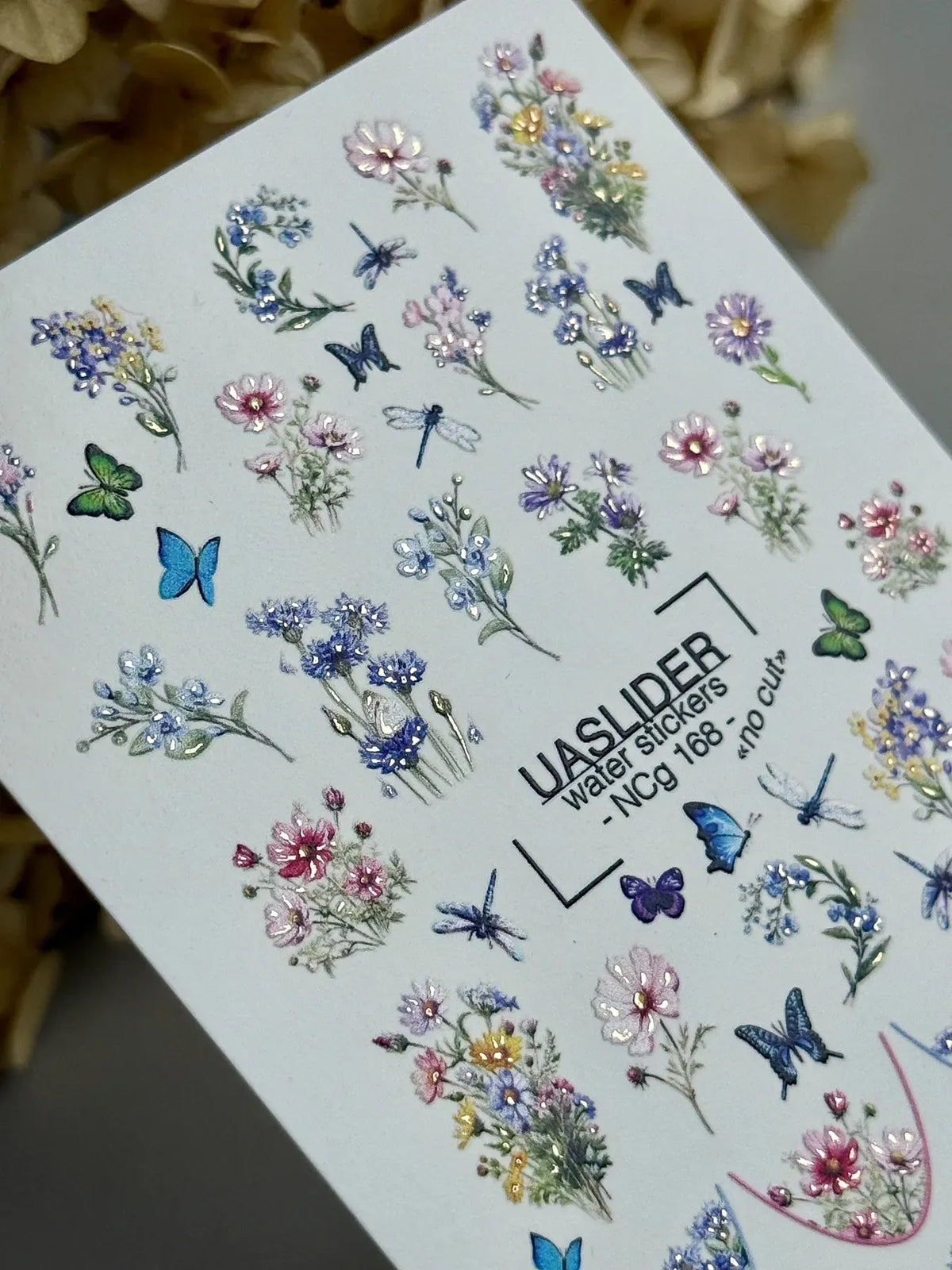 Nail slider decals on any background NC_168