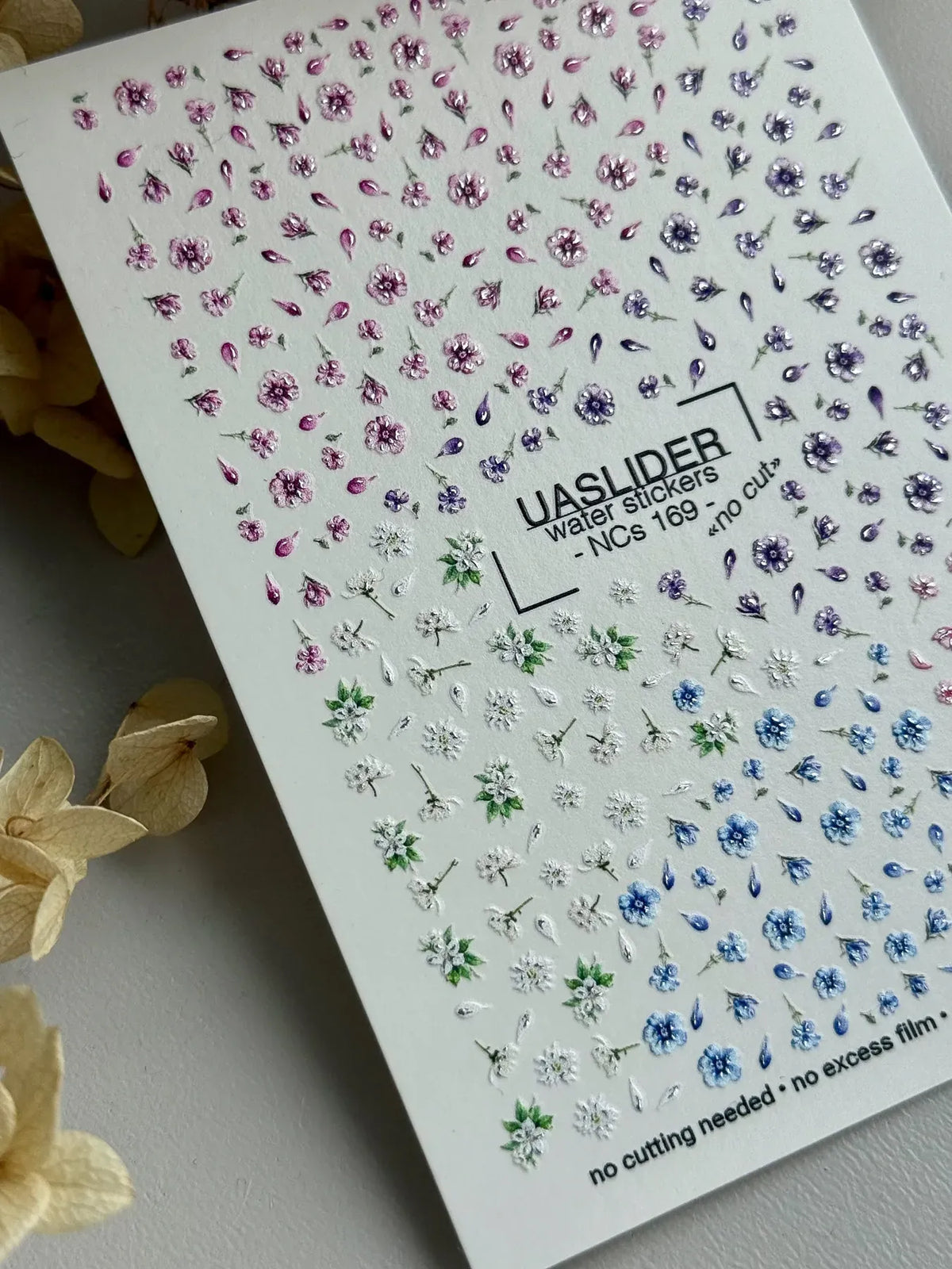 Nail slider decals on any background NC_169