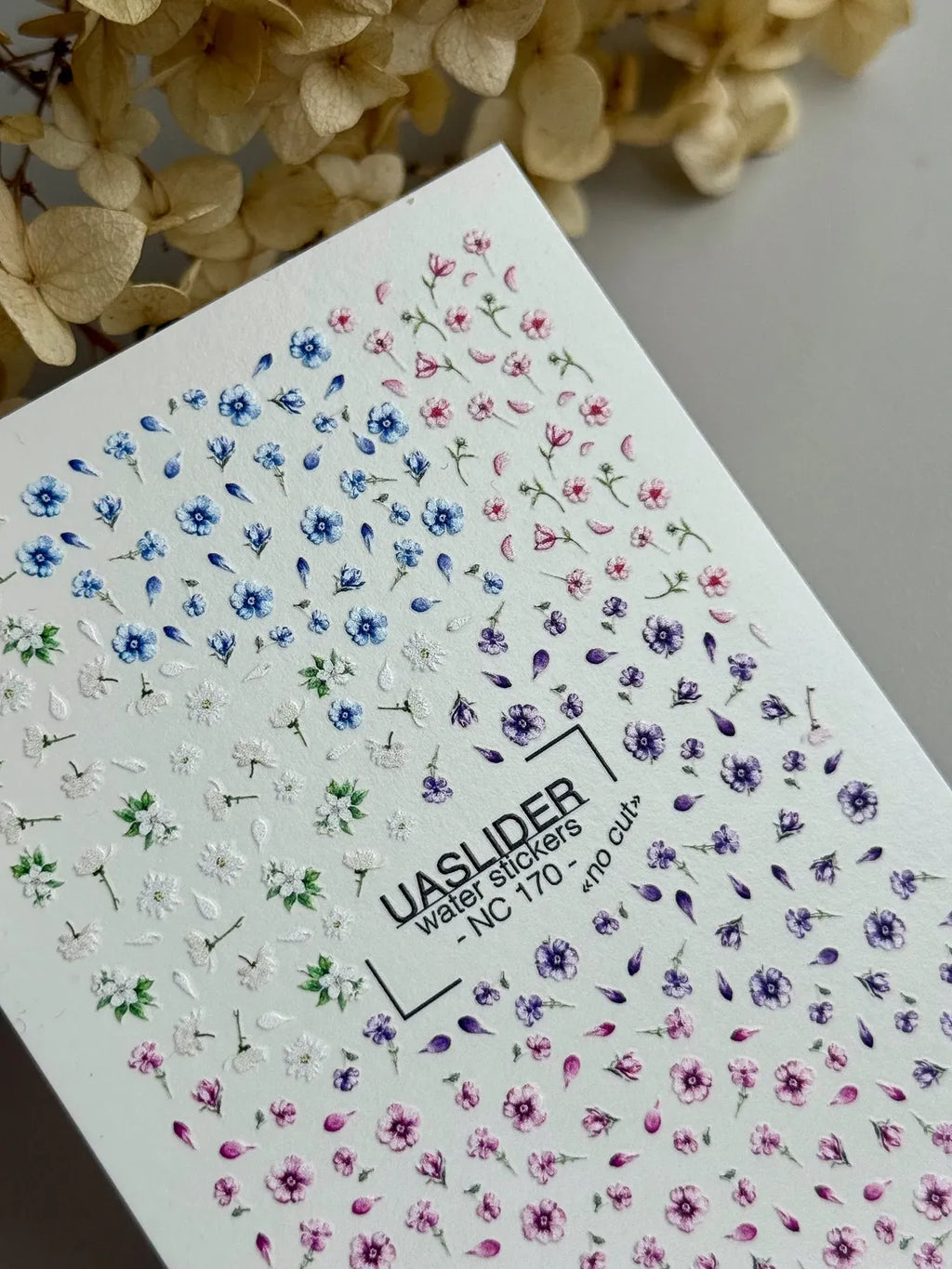 Nail slider decals on any background NC_170