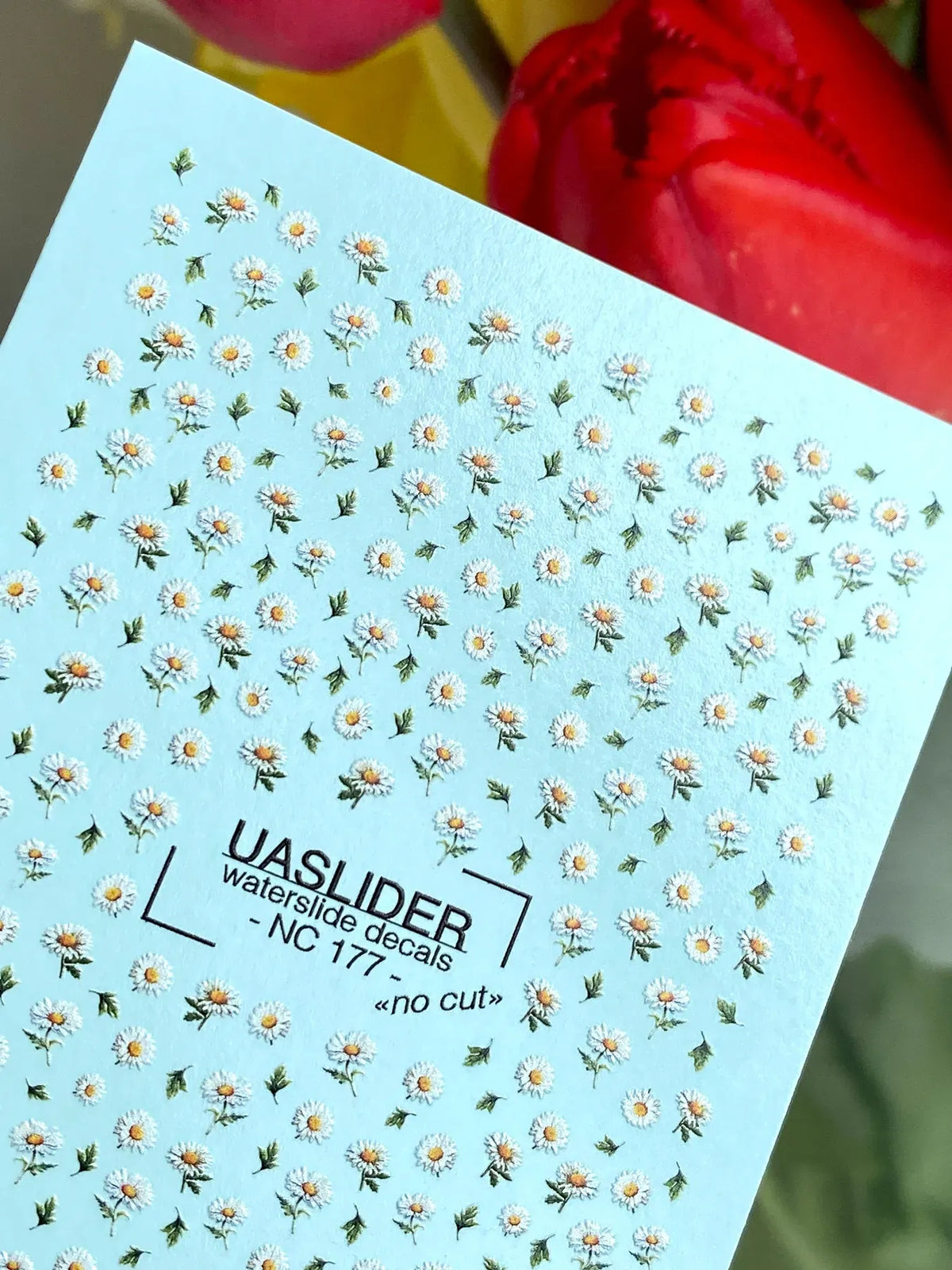 Nail slider decals with no excess film NC_177