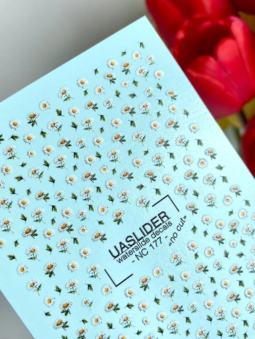 Nail slider decals with no excess film NC_177