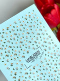 Nail slider decals with no excess film NC_177