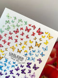 Nail slider decals with no excess film NC_183