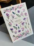 Foil Nail slider decals on any background CF_199