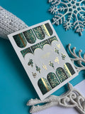 Foil Nail slider decals on any background CF_355
